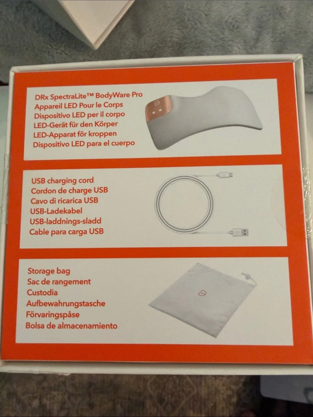 Dr. Dennis Gross DRx SpectraLite BodyWare Pro LED Device - NIB